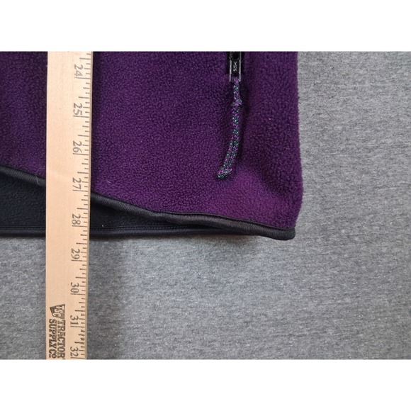 Vintage REI Adult Jacket L Purple Fleece Full Zip USA Made 90s Retro Polartec - Picture 6 of 8